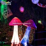 3mh Inflatable Lighting Led Mushroom Repilca Decoration Toy - 5