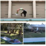 4x1x0 1m Colorful Double Wall Fabrice Made Inflatable Gym Air Track Block Airblock For - 4