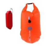 High Visibility Inflatable Dry Bag Open Water Swimming Tow Float - 2