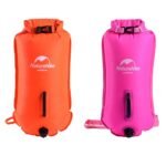 High Visibility Waterproof Inflatable Safety Swim Buoy Tow Float Swimming Dry Bag Waist Belt For Open Water Swimming- 2 Colors - 2