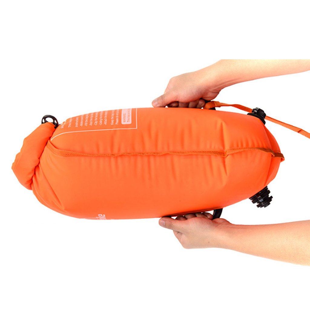 High Visibility Inflatable Swim Buoy Waterproof Dry Bag Safety Tow Float Open Water Swimming Belt Available In 2 Colors - 15