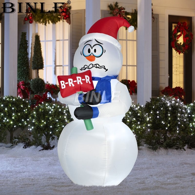 20ft Giant Led Lighted Animated Inflatable Snowman Airblown Holiday Ornament For Home And Yard Christmas Decoration - 1 20ft Giant Led Lighted Animated Inflatable Snowman Airblown Holiday Ornament For Home And Yard Christmas Decoration - 1