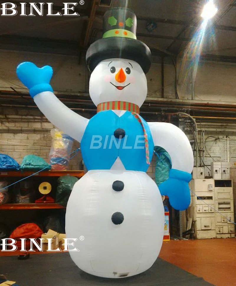 20ft Giant Led Lighted Animated Inflatable Snowman Airblown Holiday Ornament For Home And Yard Christmas Decoration - 3 20ft Giant Led Lighted Animated Inflatable Snowman Airblown Holiday Ornament For Home And Yard Christmas Decoration - 3