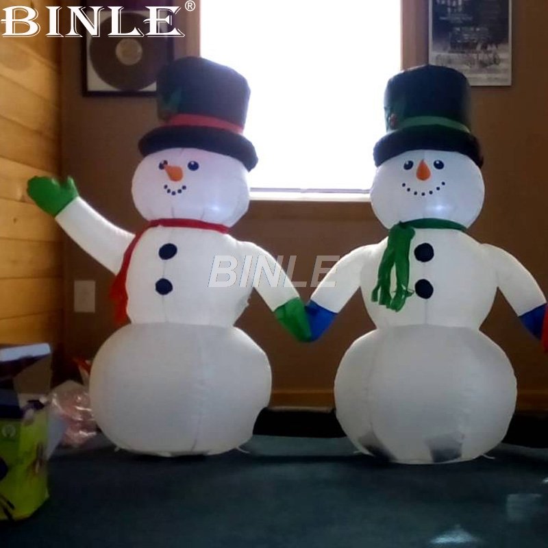 20ft Giant Led Lighted Animated Inflatable Snowman Airblown Holiday Ornament For Home And Yard Christmas Decoration - 6 20ft Giant Led Lighted Animated Inflatable Snowman Airblown Holiday Ornament For Home And Yard Christmas Decoration - 6