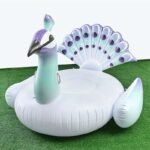 Hot Inflatable Peacock Swimming Laps Float Ring Floating Pool Water Party Toys 150x130x130cm - 4