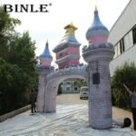 Hot Inflatable Castle Arch With Blower Custom Archway For Wedding Party Decoration - 2