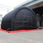 Hot Waterproof Black Inflatable Tunnel Tent Small Stage Cover For - 3