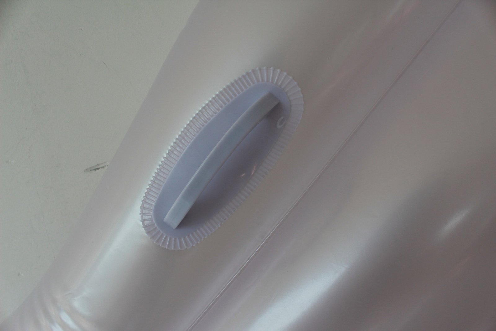 White Inflatable Shell Pool Float Aqua Lounger Swim Ring With Durable Handles Floating Raft - 16 White Inflatable Shell Pool Float Aqua Lounger Swim Ring With Durable Handles Floating Raft - 16