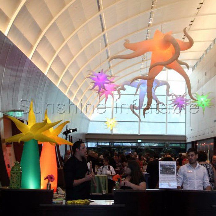 Led Light Inflatable Jellyfish Balloon For Vibrant Party And Event Decorations - 3