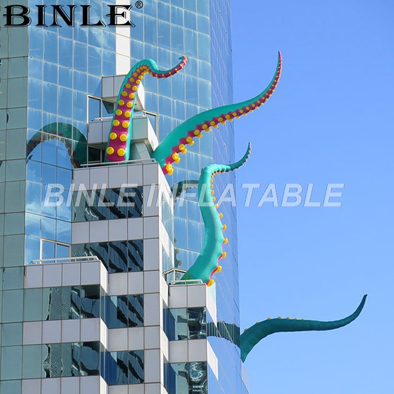 Green Giant Inflatable Octopus Tentacles Jellyfish Balloon For Outdoor Festive Party Decorations - 1 Green Giant Inflatable Octopus Tentacles Jellyfish Balloon For Outdoor Festive Party Decorations - 1