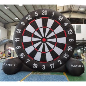 To Door 4m 13ft Inflatable Soccer Dart Board Game For Kids And Adults
