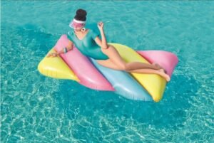 Ins Candy Color Inflatable Float 190cm Giant Pool Party Toys Swimming Ring Air Mattress Water Fun Floats Boia