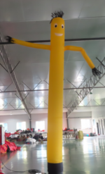 To Door 5m High Dancer Single Leg Inflatable Sky 45cm Diameter Tube