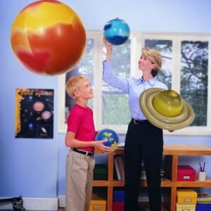 Imitation Solar System Nine Planets Model Children Inflatable Ball Early Learning Toys For Kids Outdoor Fun Birthday Party Props - 2