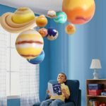 Imitation Solar System Nine Planets Model Children Inflatable Ball Early Learning Toys For Kids Outdoor Fun Birthday Party Props - 3