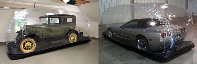 Indoor Inflatable Car Storage Bubble Tent Secure Garage Vehicle Protection Capsule Dustproof And Waterproof - 1