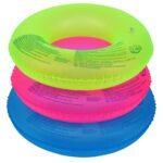 Inflatable Adult Children Swimming Ring Pool Float Circle Swim Crystal Clear