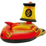 Inflatable Air Mattress Pirate Ship Water Gun Children's Pool Party Float Toys For Adults Inflable Swimming Circle Rubber Ring - 3