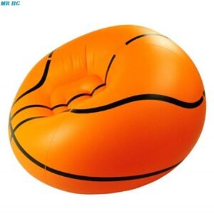 Inflatable Basketball Chair Soccer Ball Air Sofa Indoor Living Room Flocking Pvc Football Lounger Adult Kids Lounge - 2