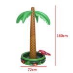 Inflatable Beer Drinks Ice Bucket Pool Air Palm Tree Shape Bar Tray Beach Party Activities Decoration Drink Holder 4 - 6