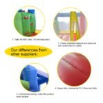 Inflatable Bounce House With Slide Trampoline Bouncy Castle Kids Pvc Oxford 3 5x3x2 7m Christmas Gift Door To - 4