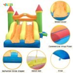 Inflatable Bouncy Castle Combo Bouncer With Two Big Slide Obstacle Course Trampoline 6 5x4 5x3 8m Games - 6