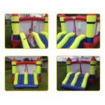Inflatable Castle 3 7x2 6x2 1m Bouncer Trampolines Bounce House Bouncy Jumping Games Dual Slide & Balls Blower Pvc Oxford Cloth - 3