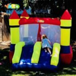 Inflatable Castle 3 7x2 6x2 1m Bouncer Trampolines Bounce House Bouncy Jumping Games Dual Slide & Balls Blower Pvc Oxford Cloth - 4