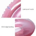 Inflatable Colorful Swimming Ring Safe Pool Float Summer Outdoor Activitives Beach Party Eco-friendly Cute Kids Circle - 6