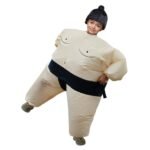 Inflatable Costume Suits Wrestler Halloween For Adult Children Fat Man Party Cosplay Blowup - 4