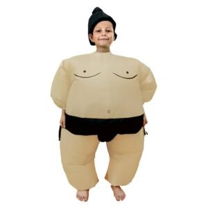 Inflatable Costume Suits Wrestler Halloween For Adult Children Fat Man Party Cosplay Blowup