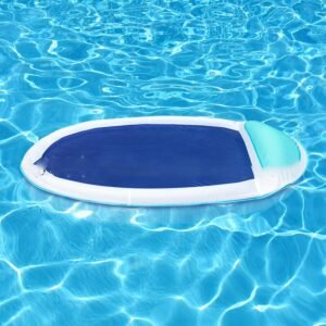 Inflatable Foldable Float Air Mattress Water Floating Chair Beach Bed Pool Lounger Toys Hammock Lying Pvc Swimming Ring - 2