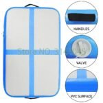 Inflatable Gymnastic Airtrack Tumbling Yoga Air Trampoline Track For Home Use Gymnastics Training Cheerleading 1mx0 6m - 5