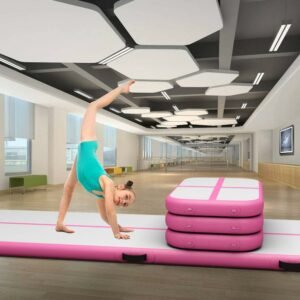 Inflatable Gymnastic Airtrack Tumbling Yoga Air Trampoline Track For Birthday Training Taekwondo Cheerleading 1x0 6m Mat - 2