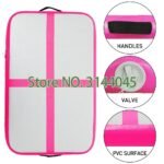 Inflatable Gymnastic Airtrack Tumbling Yoga Air Trampoline Track For Birthday Training Taekwondo Cheerleading 1mx0 6m Pink Blue - 5