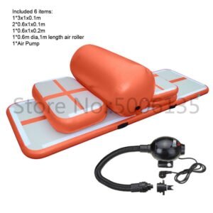 Inflatable Gymnastic Airtrack Sets Tumbling Yoga Air Trampoline Track For Home Use Gymnastics Training Taekwondo Cheerleading - 2