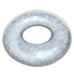 Inflatable Holographic Glitter Swimming Ring In Gold Sequins Swim Circle Raft For Beach Fun Water Party Toy Ins Hot Boia Piscina - 6