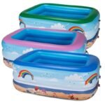 Inflatable Hot Rectangle Swimming Pool Home Use Thicken Paddling Pools Baby Bathtub Child Toy G2008 - 4
