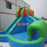 Inflatable Outdoor Water Slide With Swimming Pool And Bouncer Castle Slides For Kids - 4