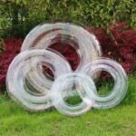 Inflatable Pool Accessory Transparent Floating Ring Sequins Swimming Pvc Water Party For Adults Children - 5