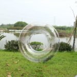 Inflatable Pool Accessory Transparent Floating Ring Sequins Swimming Pvc Water Party For Adults Children - 6