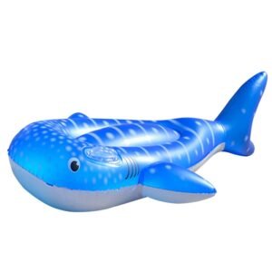 Inflatable Pool Float For Children Whale Shark Toys Surfboard With Safety Handle Swimming Circle Water Mattress Party