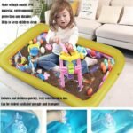 Inflatable Sand Tray Castle Mobile Table Pvc Sandbox Sensory Funny Indoor Play Toys Pool For Children - 4