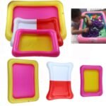 Inflatable Sand Tray Pool Play Child Kids Indoor Large Castle Box Sandbox Mud Outdoor Toys For Children