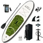 Inflatable Stand Up Paddle Board Sup-board Surfboard Kayak Surf Set 10'x30''x4''with Backpack Leash Pump Waterproof Bag
