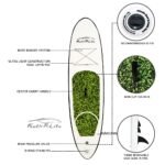 Inflatable Stand Up Paddle Board Sup-board Surfboard Kayak Surf Set 10'x30''x4''with Backpack Leash Pump Waterproof Bag - 3