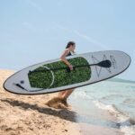 Inflatable Stand Up Paddle Board Sup-board Surfboard Kayak Surf Set 10'x30''x4''with Backpack Leash Pump Waterproof Bag - 5