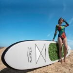 Inflatable Stand Up Paddle Board Sup-board Surfboard Kayak Surf Set 10'x30''x4''with Backpack Leash Pump Waterproof Bag - 6