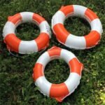 Inflatable Swim Ring Life Buoy Floating Armpit Swimming Lap Pvc Circle With Rope
