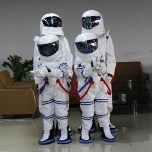 Inflatable Toys Space Suits Adults Children Astronaut Costume Silver White Halloween Costumes Clothes & Backpack Shoes - 2